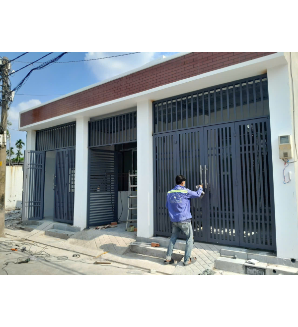 Mẫu cửa cổng inox hiện đại Hồ Chí Minh