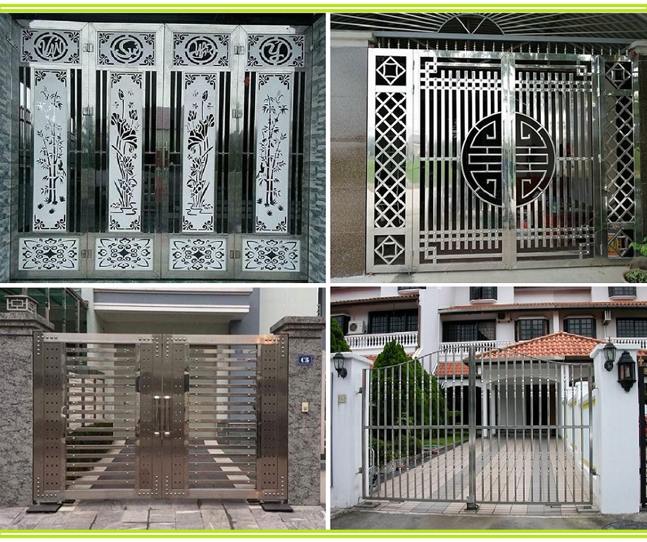 Thi công cửa cổng inox: Cơ sở thi công inox TP HCM Đại Phát