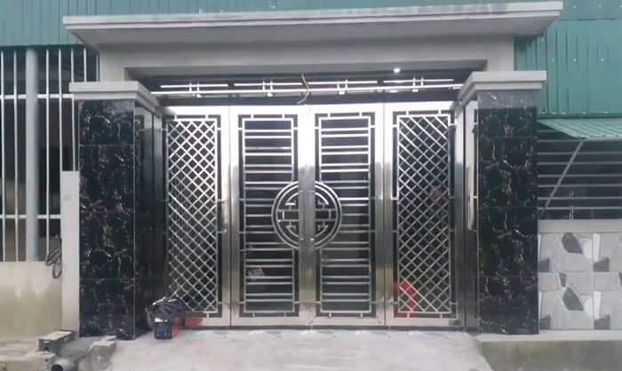 cửa cổng inox trảng bàng
