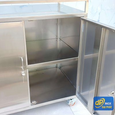 Mẫu tủ bếp inox 304 cao cấp chất lượng đẹp nhất