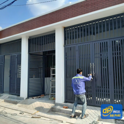 Mẫu cửa cổng inox hiện đại Hồ Chí Minh